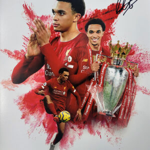 Trent Alexander-Arnold signed A3 photo