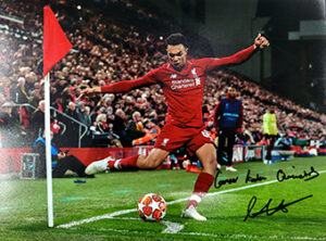What a piece this is, signed by Trent, but also inscribed by Trent himself "Corner Taken Quickly" these are unique and a great item to own.
