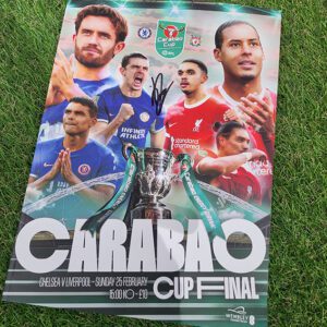 Luis Diaz signed Carabao Cup Programme