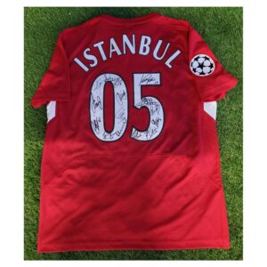 Multi Signed 05 Istanbul Liverpool Shirt