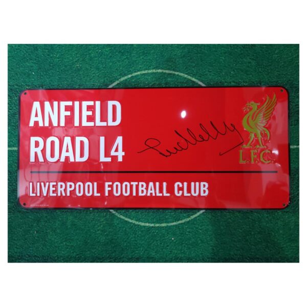 Jan Molby signed Street sign (RED)