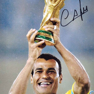 CAFU SIGNED 16X12 WORLD CUP PHOTO