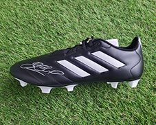 Signed football boot