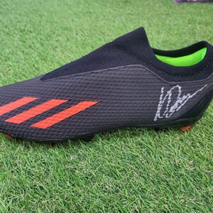 Luis Diaz Signed Boot Black and Orange