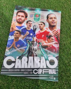 Luis Diaz signed Carabao Cup Programme