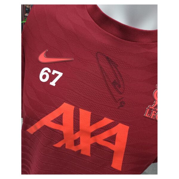 Training shirt signed and worn by Harvey Elliott