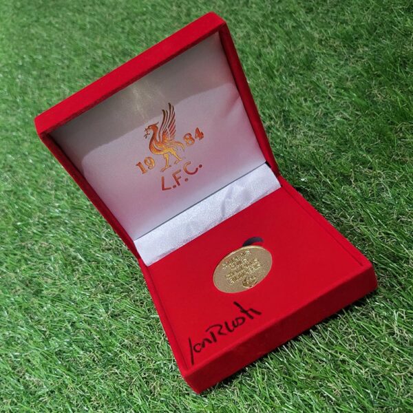 Signed Ian Rush Medal