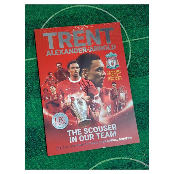 Signed Trent "Scouser In Our Team" souvenir programme