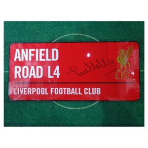 Jan Molby signed Street sign (RED)