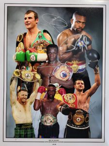 Boxing Super Middleweights Multi signed