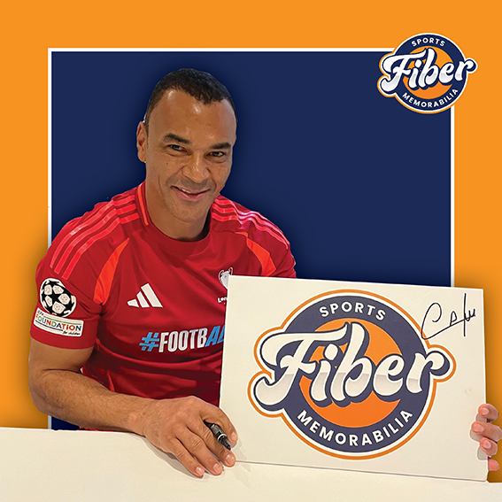 Cafu with Fiber Sports Sign