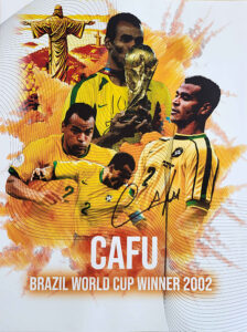 CAFU SIGNED 16X12 MONTAGE PHOTO