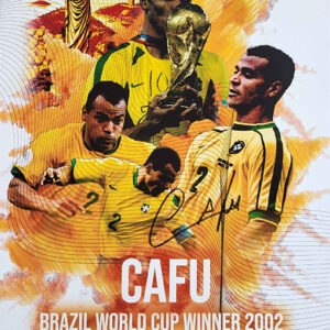 CAFU SIGNED 16X12 MONTAGE PHOTO