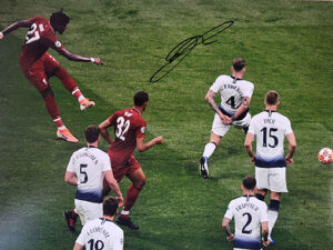 Origi goal v Spurs UCL Final 16x12 photo