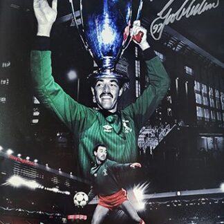 Bruce Grobbelaar signed A3 montage