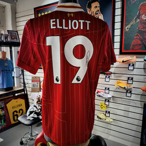 Elliott 24 25 home shirt signed