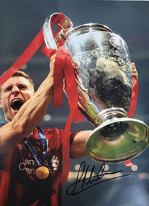 James Milner with UCL 16x12