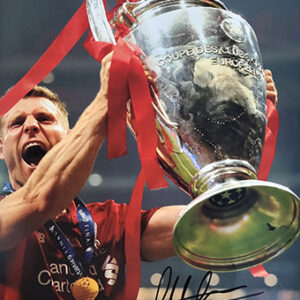 James Milner with UCL 16x12