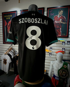 Szoboszlai 24 25 away shirt signed