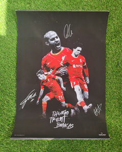 multi signed poster trent kostas and thiago