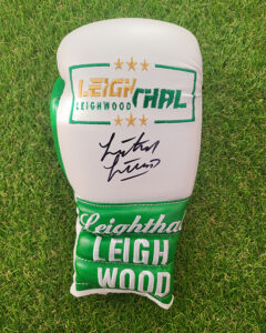 Signed Leigh Wood Boxing Glove