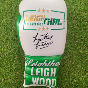 Signed Leigh Wood Boxing Glove