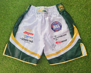 Signed Leigh Wood Boxing Shorts