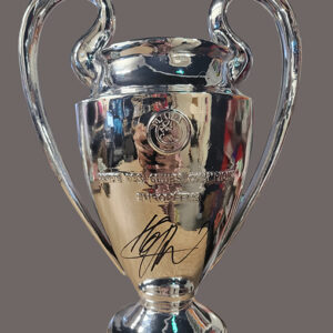 signed champions league trophy