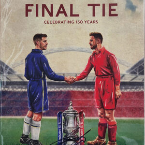 Signed 2022 FA Cup Final Programme by Kostas Tsimikas Signature Placement May Vary