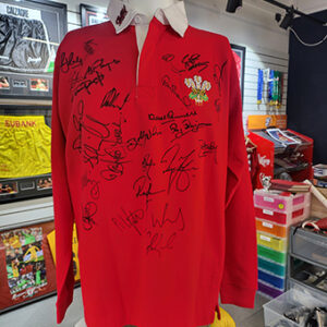 Signed Multi Wales Rugby Shirt