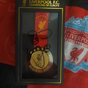 Signed Sadio Mane Club Issued 2019 Champions League Medal