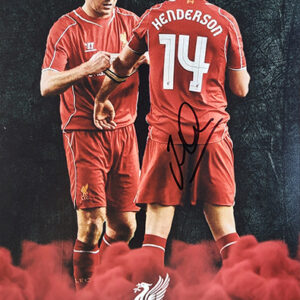 Signed Jordan Henderson Changing of the Guard 12x8 Photo