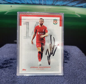 Signed Jordan Henderson Topps Collectors Card 2