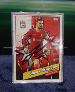 Signed Jordan Henderson Topps Collectors card