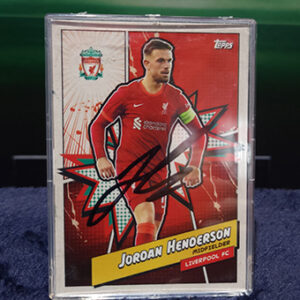 Signed Jordan Henderson Topps Collectors card